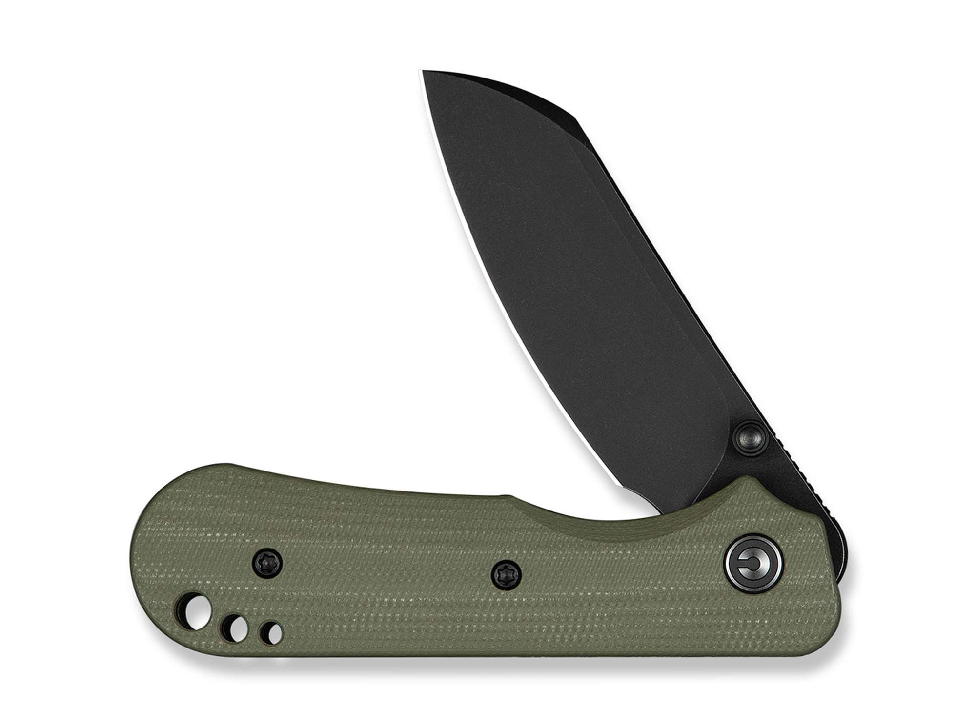 Briceag Crabby OD Green G10 Black Blade CIVIVI- Lama, G10