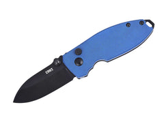 Briceag CRKT Squid Button Lock Micarta Blue – Cuțit EDC Compact, Robust și Elegant