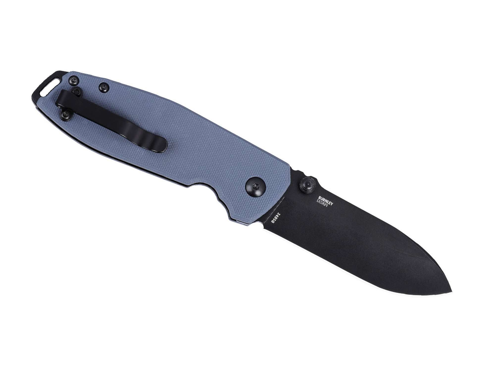Briceag CRKT Squid XM Button Lock G10 Gray – Cuțit EDC Compact, Robust și Rapid