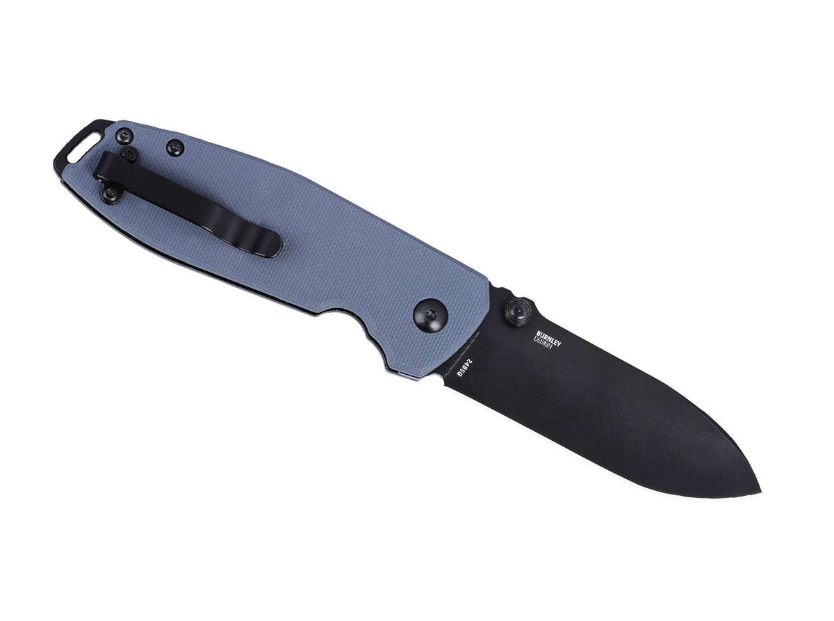 Briceag CRKT Squid XM Button Lock G10 Gray – Cuțit EDC Compact, Robust și Rapid