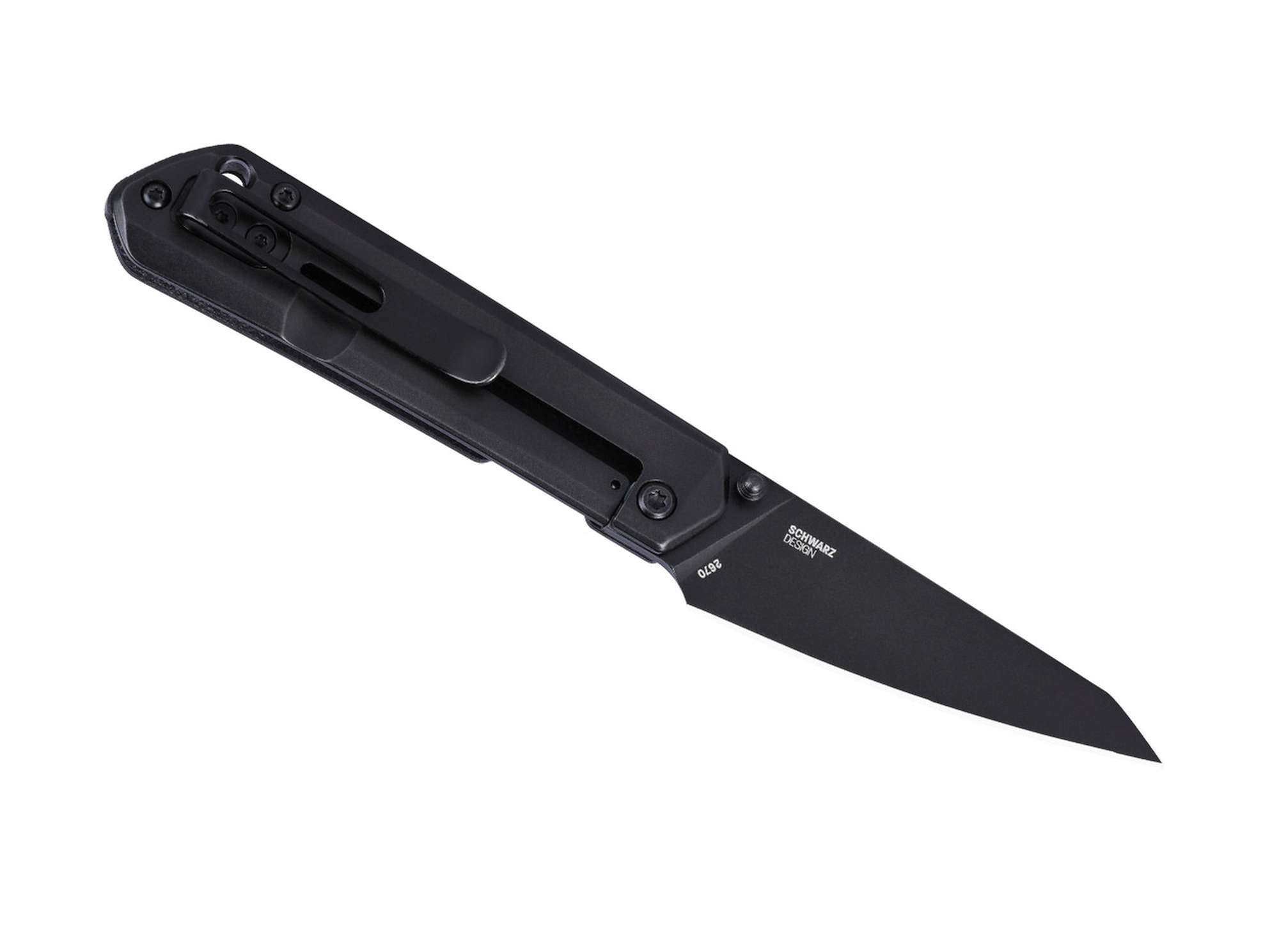 Briceag CRKT Straight Frame Lock G10 All Black – Cuțit EDC Compact, Slim și Tactic