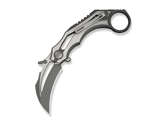 Briceag Cryonix M390 Ti Stonewash WE Knife- Lama M390 Hawkbill, Maner Titan Gri