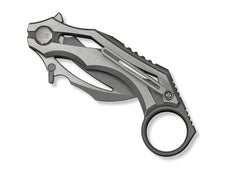 Briceag Cryonix M390 Ti Stonewash WE Knife- Lama M390 Hawkbill, Maner Titan Gri