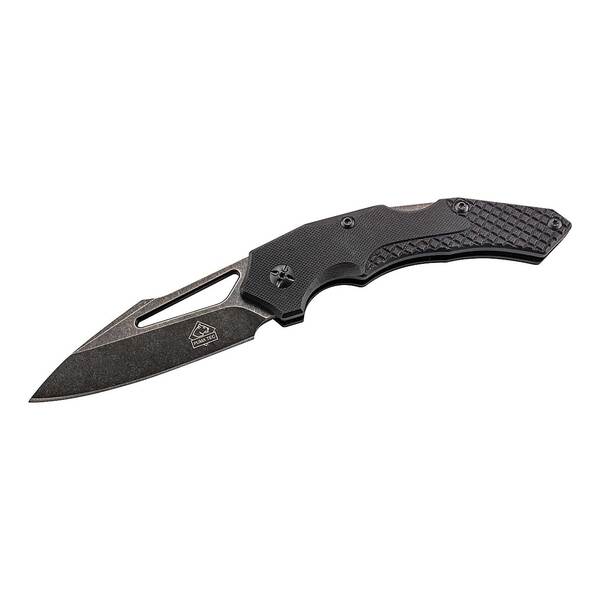 Briceag CURVED Einhandmesser Negru PUMA TEC - Molybdän-Vanadium, Backlock