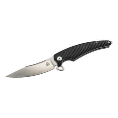 Briceag CURVED Einhandmesser Negru PUMA TEC - Oțel 440 A, Linerlock, G-10