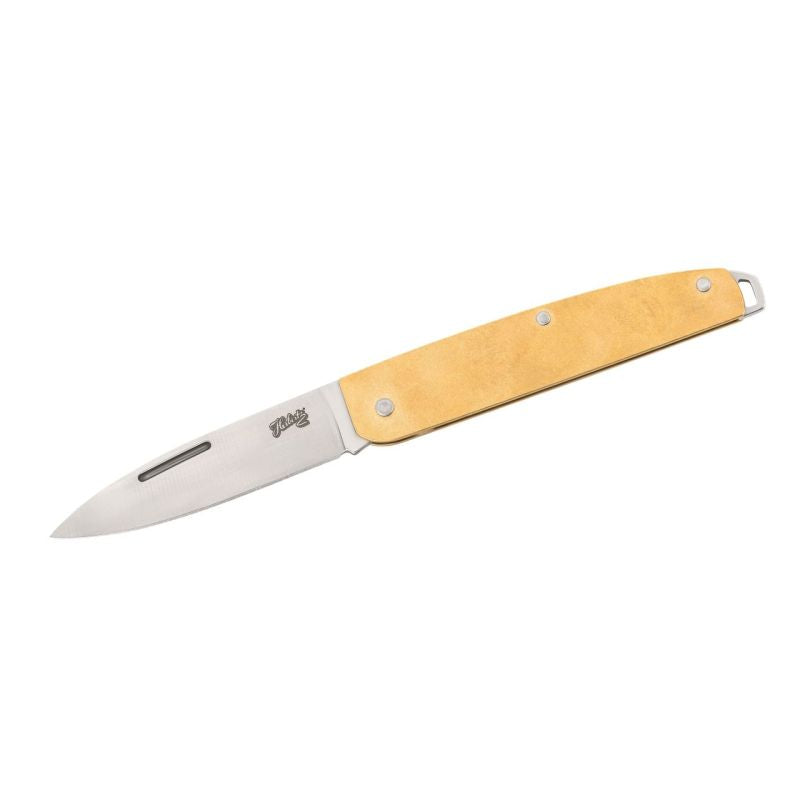 Briceag de Buzunar Herbertz - Alamă, Oțel 440 A, Sistem Slipjoint