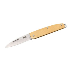 Briceag de Buzunar Herbertz - Alamă, Oțel 440A, Slipjoint