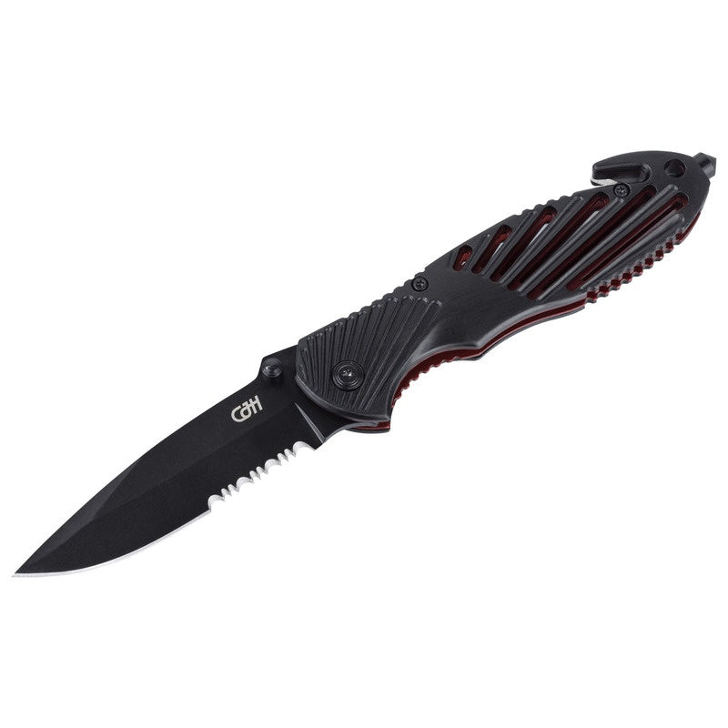 Briceag de Salvare Herbertz CJH - Oțel 420, Linerlock, Serrat