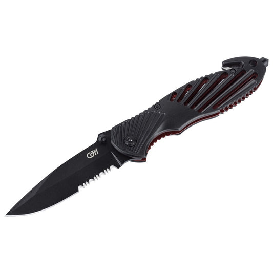 Briceag de Salvare Herbertz CJH - Oțel 420, Linerlock, Serrat