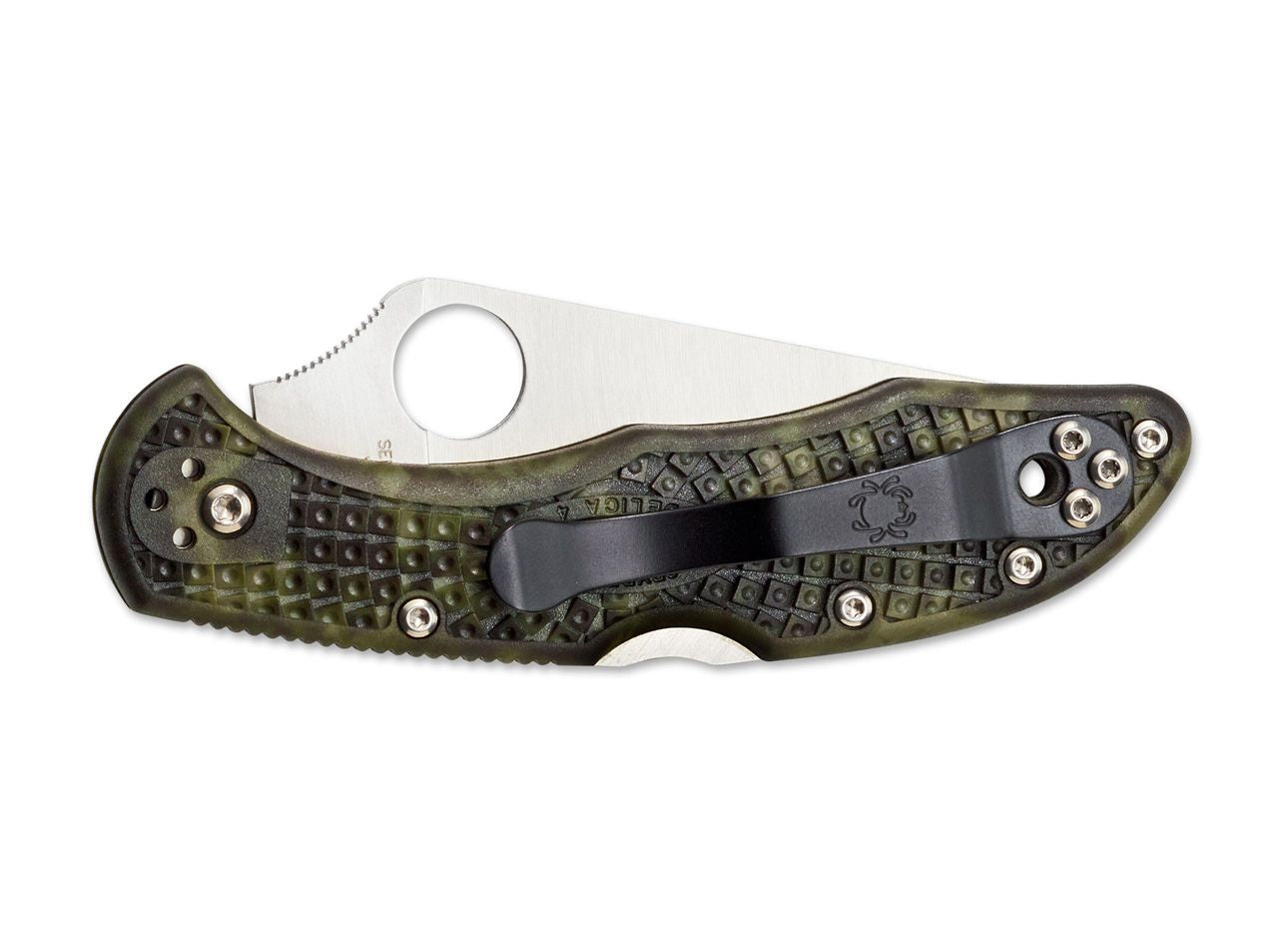 Briceag Delica 4 Lightweight Zome Spyderco- Maner Zome Unic, Lama VG-10