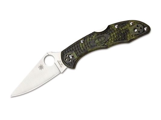 Briceag Delica 4 Lightweight Zome Spyderco- Maner Zome Unic, Lama VG-10