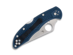 Briceag Delica 4 SPY27 FRN Cobalt Blue PlainEdge Spyderco- Lama SPY27, Maner FRN Albastru