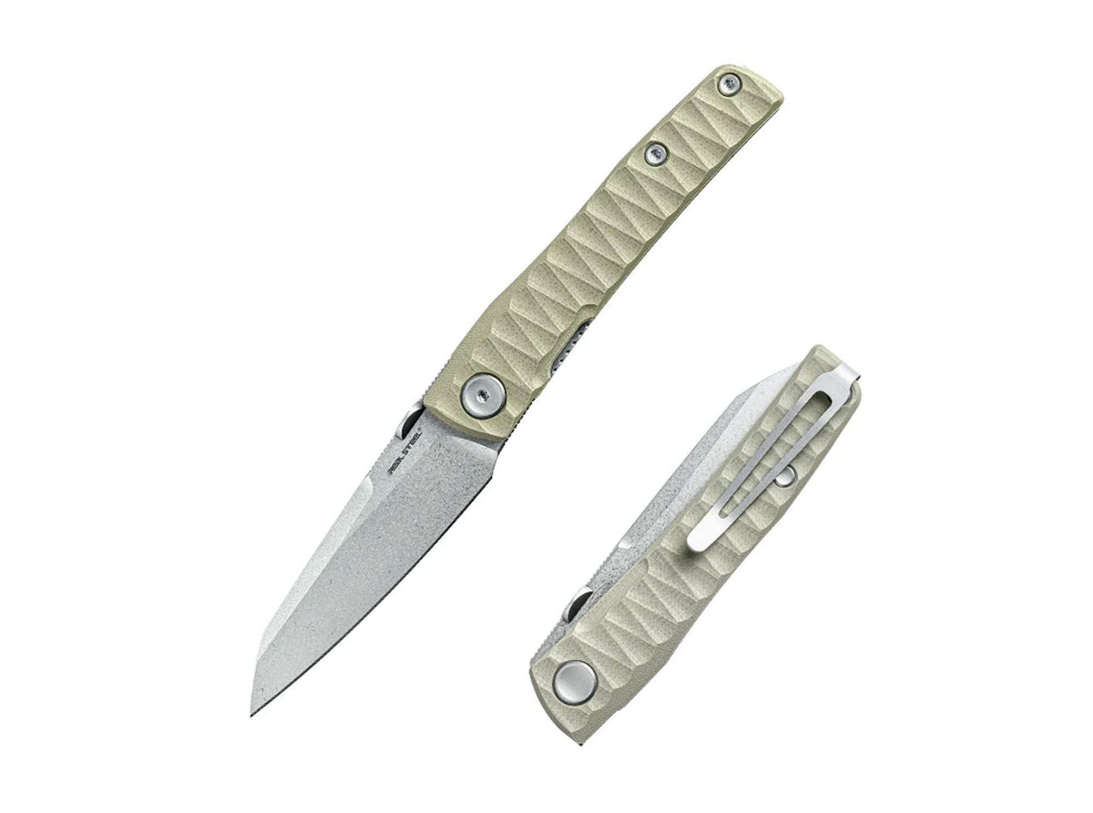 Briceag Destra Nitro-V Green G10 Grooved Real Steel- Lama Nitro-V, Maner G10 Verde