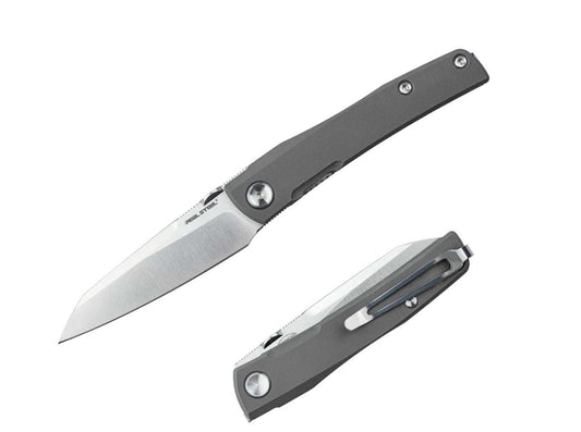 Briceag Destra S35VN Titan Real Steel- Deschidere Dubla, Utilizare EDC
