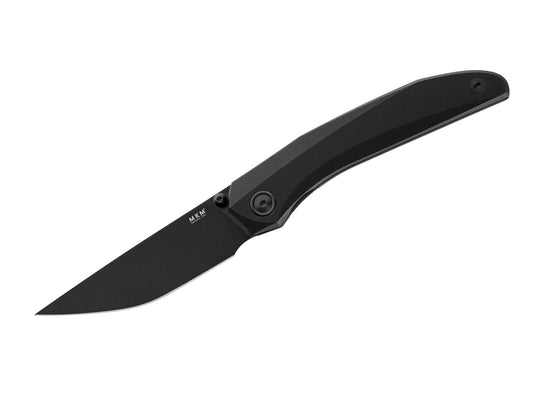 Briceag Detonario M390 PVD Black Aluminum MKM- Lama M390, Maner Aluminiu Negru