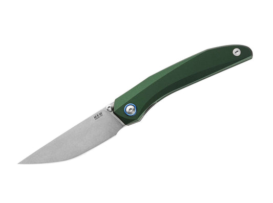 Briceag Detonario M390 SW Green Aluminum MKM- Lama M390, Maner Aluminiu Verde