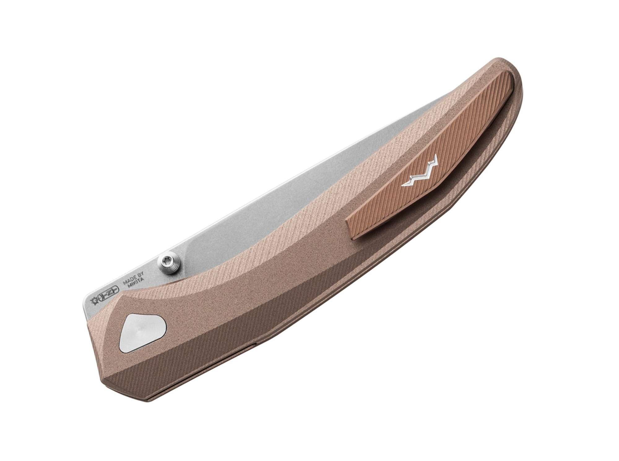 Briceag Detonario M390 SW Gunmetal Aluminum MKM- Blocare Linerlock, Utilizare EDC