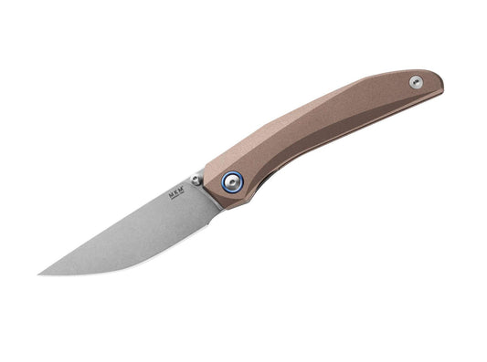 Briceag Detonario M390 SW Gunmetal Aluminum MKM- Blocare Linerlock, Utilizare EDC