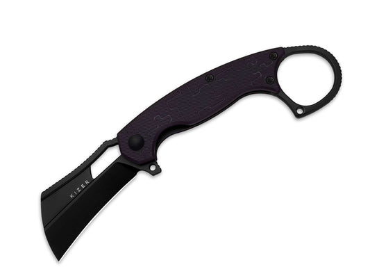 Briceag Dodo Nitro-V Purple PC PVD Kizer- Lama Nitro-V, Maner Policarbonat Violet