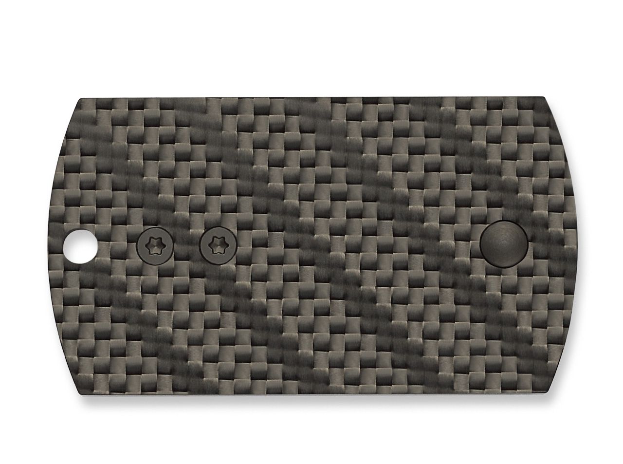 Briceag Dog Tag Folder CF Spyderco- Design Compact, Purtare la gat