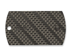 Briceag Dog Tag Folder CF Spyderco- Design Compact, Purtare la gat