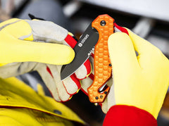 Briceag Dönges Basic Rescue Heinr. Böker Baumwerk GmbH- Instrument Salvare, Maner Portocaliu