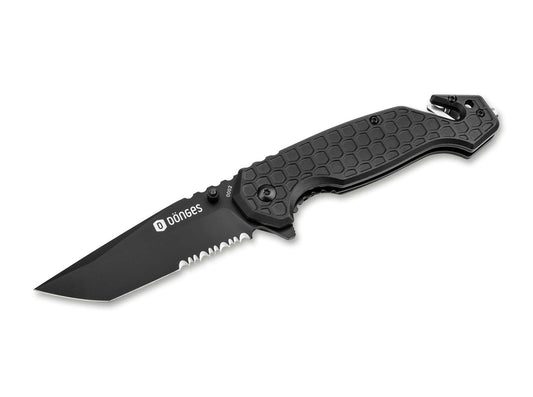 Briceag Dönges Basic Tactical Böker- Lamă Tanto Neagră, Funcții de Salvare