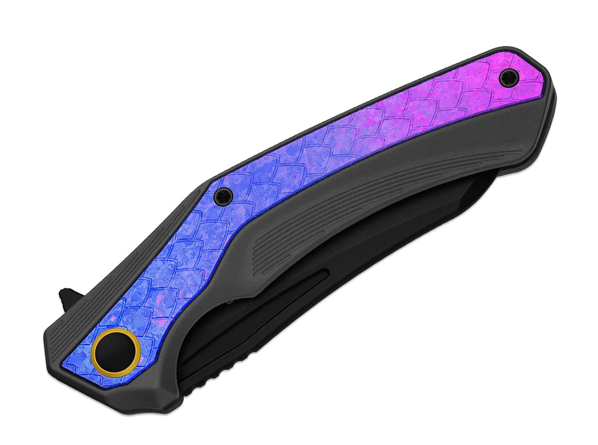 Briceag Draca S45VN Aluminum Crystallized Ti PVD Kizer- EDC, Robust
