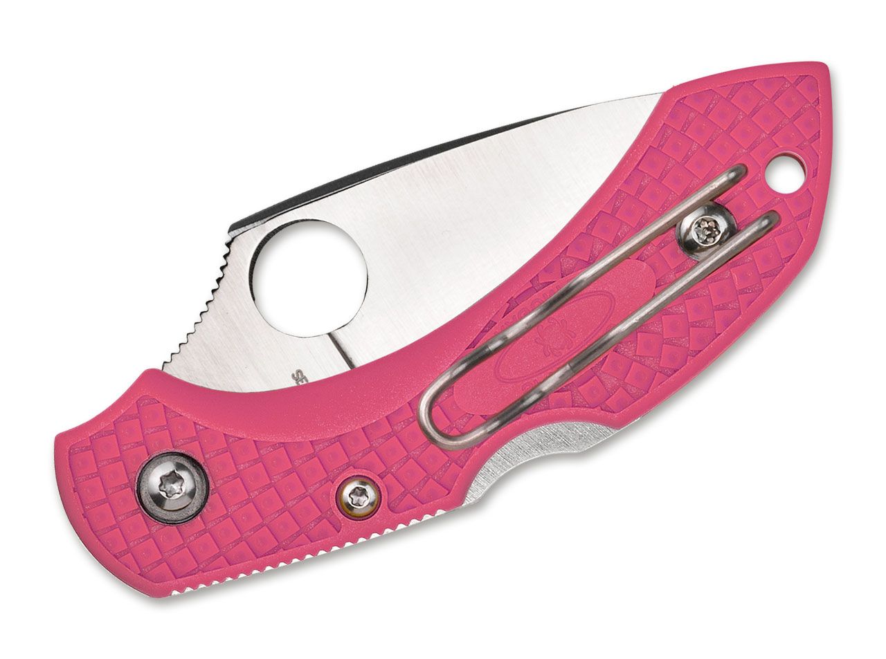 Briceag Dragonfly 2 Lightweight Pink CPM-S-30V Spyderco- Lama Rezistenta, Maner FRN Roz