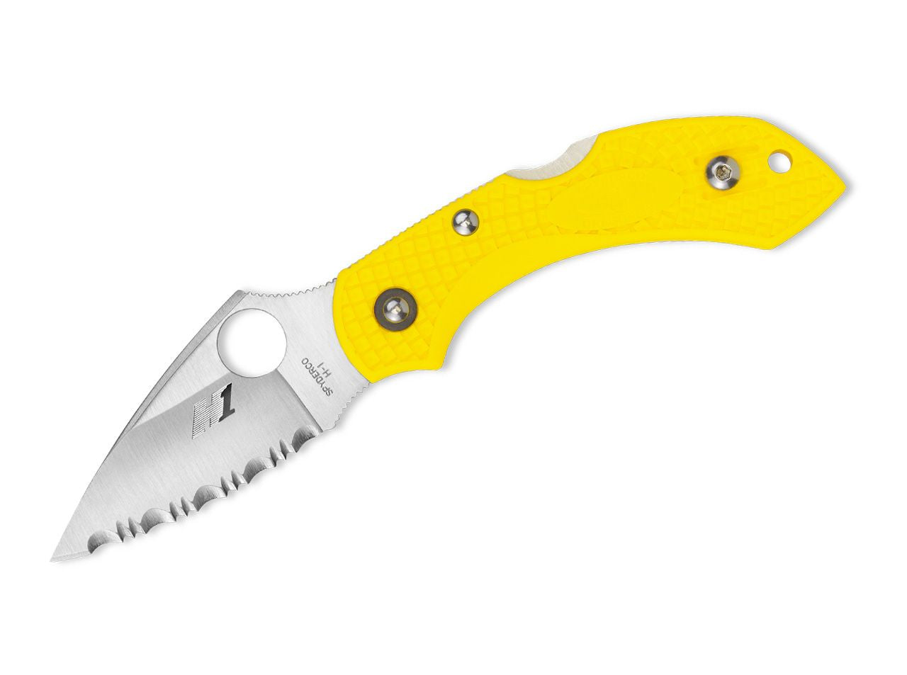 Briceag Dragonfly 2 Salt Serrated Spyderco- Lama Serrata, Utilizare EDC