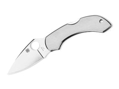 Briceag Dragonfly Stainless Steel Plain Spyderco- Utilizare EDC, Maner Otel Inoxidabil