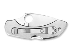 Briceag Dragonfly Stainless Steel Plain Spyderco- Utilizare EDC, Maner Otel Inoxidabil