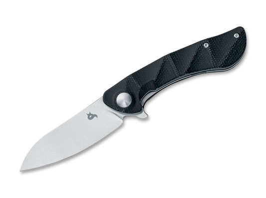 Briceag Dripper Micarta Black BlackFox- Maner Ergonomic, Mecanism Flipper