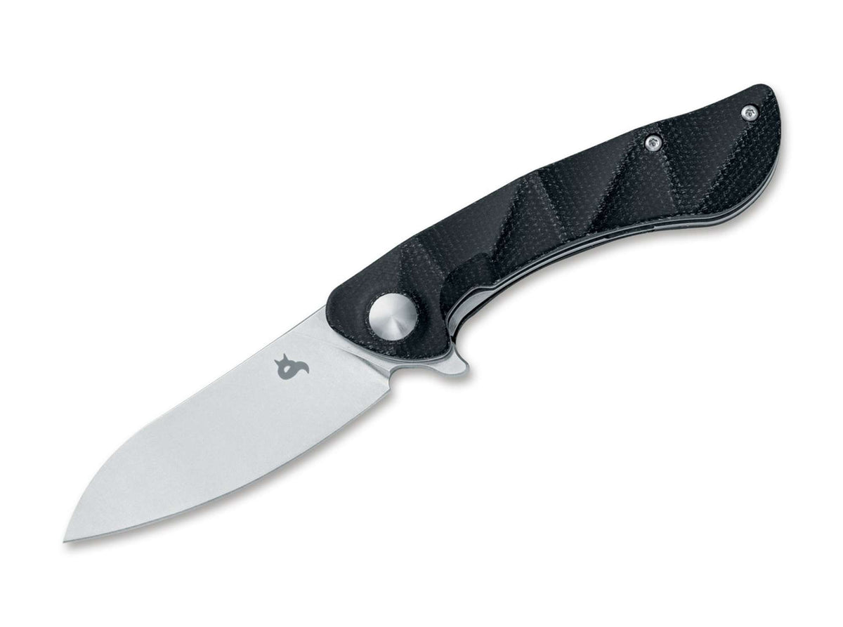 Briceag Dripper Micarta Black BlackFox- Maner Ergonomic, Mecanism Flipper