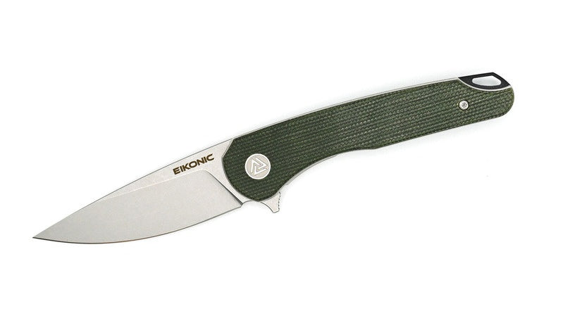 Briceag DROMAS Eikonic - Oțel D2, Mâner Micarta, Pliabil
