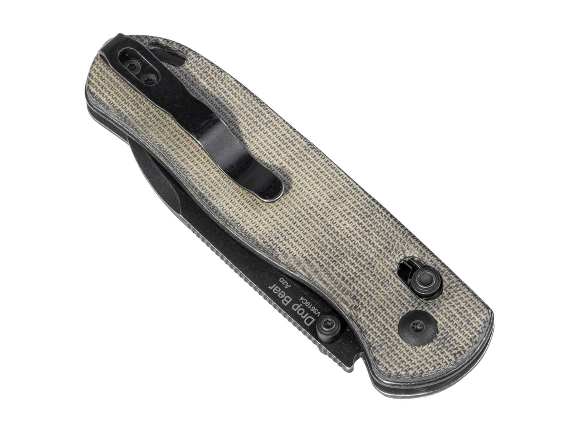 Briceag Drop Bear Micarta Green Kizer- Maner Micarta Verde, Lama 154CM