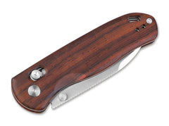 Briceag Drop Bear Nitro-V Wood Kizer- Lamă Nitro-V, Mâner Lemn