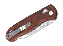 Briceag Drop Bear Nitro-V Wood Kizer- Lamă Nitro-V, Mâner Lemn