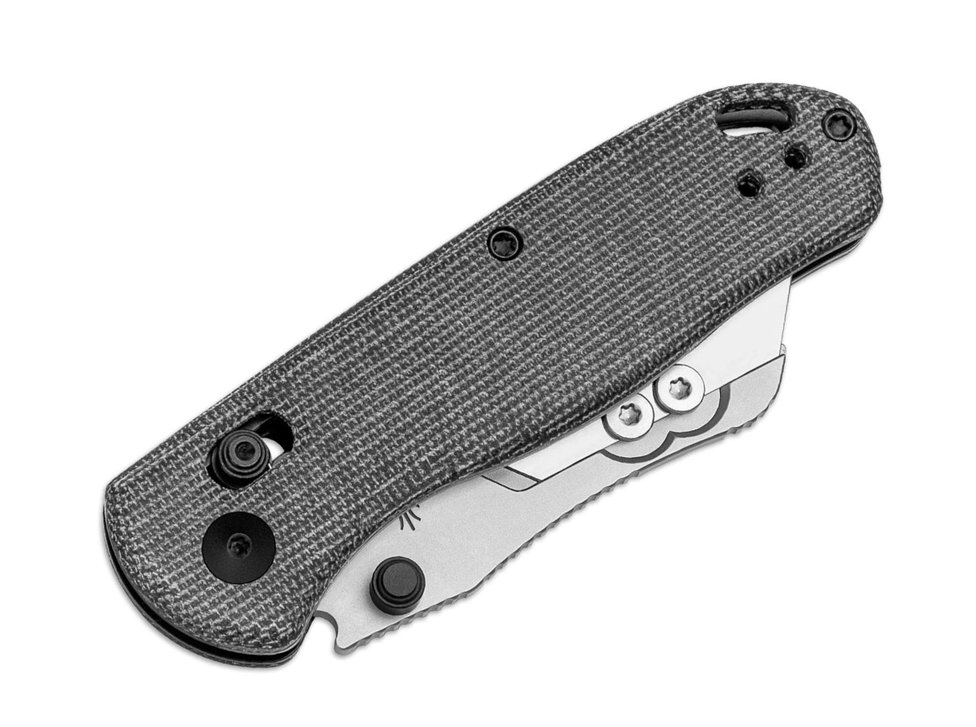 Briceag Drop Bear Utility Dark Grey Micarta Kizer- Lama Utilitara, EDC