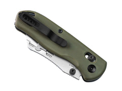 Briceag Drop Bear Utility Olive Green G10 Kizer- Maner G10 Verde, Lama Trapezoidala