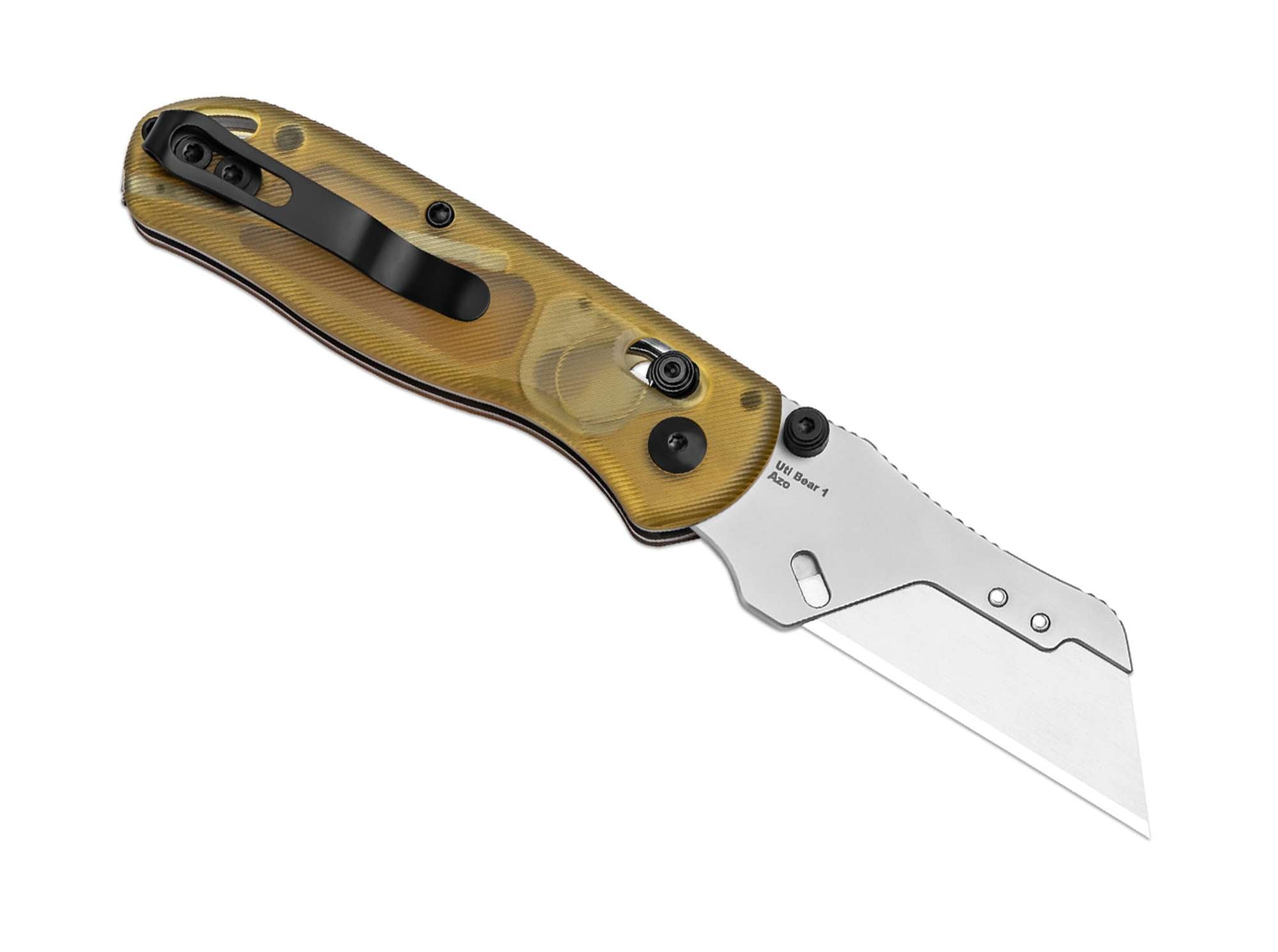 Briceag Drop Bear Utility PEI Kizer- Lamă Înlocuibilă, Mâner Galben PEI