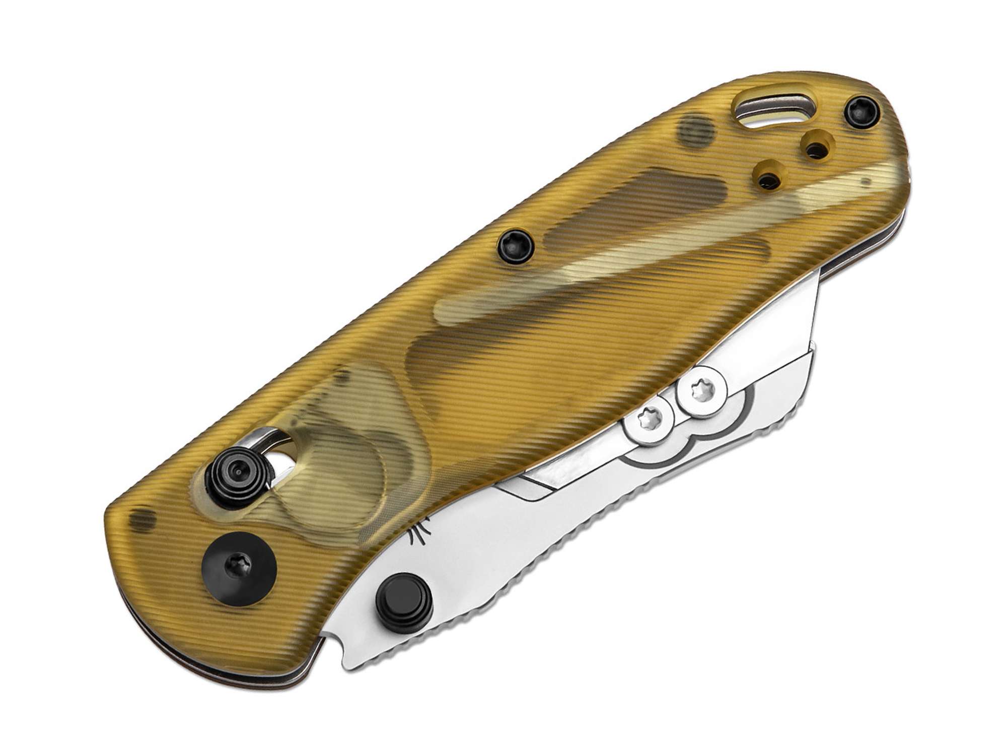 Briceag Drop Bear Utility PEI Kizer- Lamă Înlocuibilă, Mâner Galben PEI