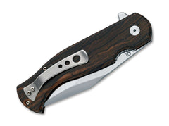 Briceag East Wood Tiger Ziricote Fox Knives- Lama S90VN, Design Robust