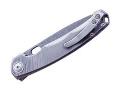 Briceag Eclipse Titanium Damascus MKM- Lama Damascus, Maner Titan