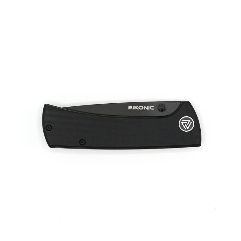 Briceag Eikonic RCK9 Negru Herbertz - Oțel D2, Mâner G-10