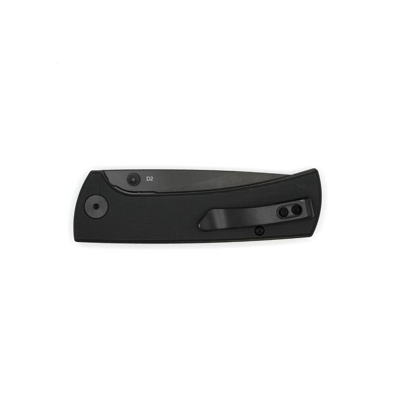 Briceag Eikonic RCK9 Negru Herbertz - Oțel D2, Mâner G-10