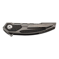 Briceag Einhandmesser 2-TONE FINISH Gri PUMA TEC - Oțel D2, Linerlock