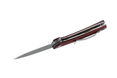Briceag Einhandmesser Damast Sandelholz CJH - Damasc, Linerlock, Clip