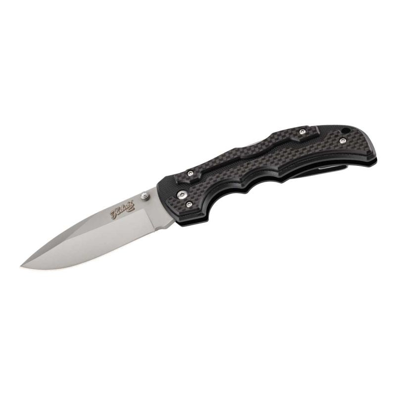 Briceag Einhandmesser G10/Carbon Negru Herbertz Selektion - Oțel 440A, Backlock