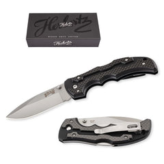 Briceag Einhandmesser G10/Carbon Negru Herbertz Selektion - Oțel 440A, Backlock